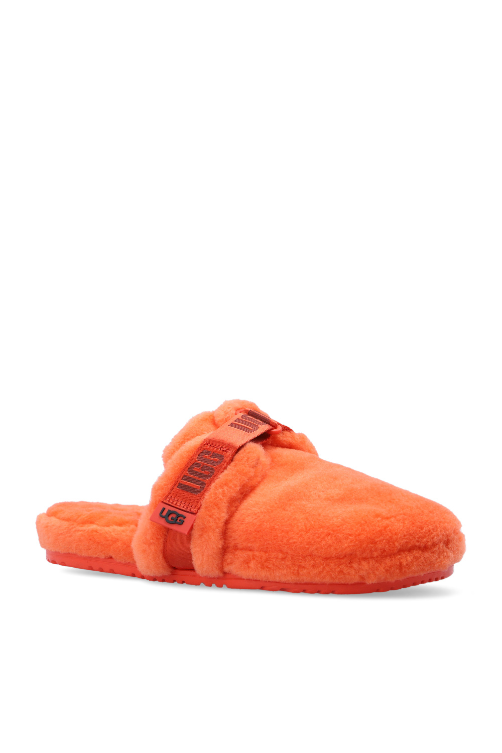 Orange deals ugg slides